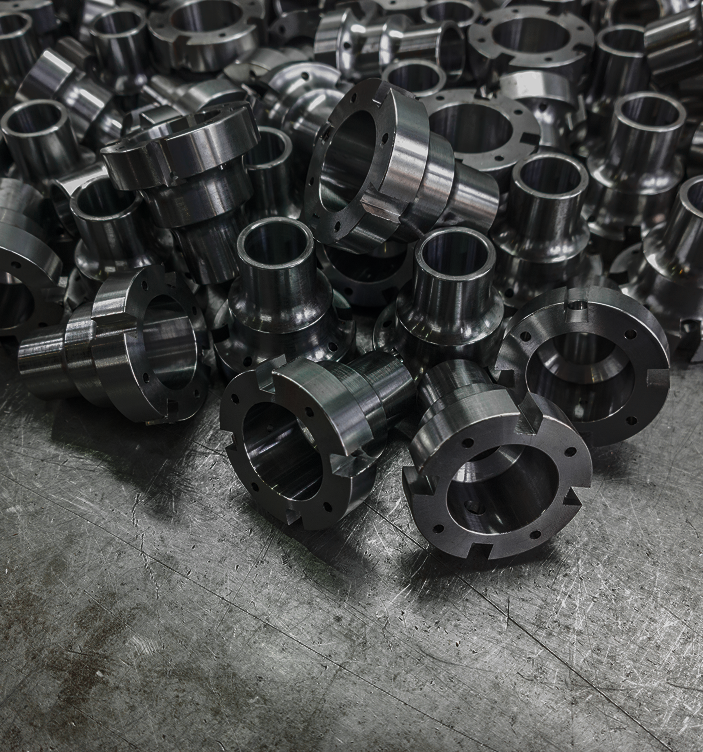 Precision machined metal components